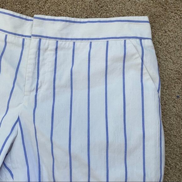 Club Monaco Amber Short Raj Blue Stripe Size 2 - Picture 4 of 14